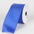 Royal Blue - Wired Budget Satin Ribbon - ( W: 2-1/2 Inch | L: 10 Yards ) FuzzyFabric - Wholesale Ribbons, Tulle Fabric, Wreath Deco Mesh Supplies