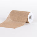 Natural -  Faux Burlap Roll ( W: 6 inch | L: 5 Yards ) - 960058GO FuzzyFabric - Wholesale Ribbons, Tulle Fabric, Wreath Deco Mesh Supplies