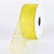 Daffodil - Organza Ribbon with Glitters Wired Edge - ( W: 5/8 Inch | L: 25 Yards ) FuzzyFabric - Wholesale Ribbons, Tulle Fabric, Wreath Deco Mesh Supplies