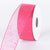 Fuchsia - Organza Ribbon with Glitters Wired Edge - ( W: 5/8 Inch | L: 25 Yards ) FuzzyFabric - Wholesale Ribbons, Tulle Fabric, Wreath Deco Mesh Supplies