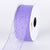 Lavender - Organza Ribbon with Glitters Wired Edge - ( W: 5/8 Inch | L: 25 Yards ) FuzzyFabric - Wholesale Ribbons, Tulle Fabric, Wreath Deco Mesh Supplies