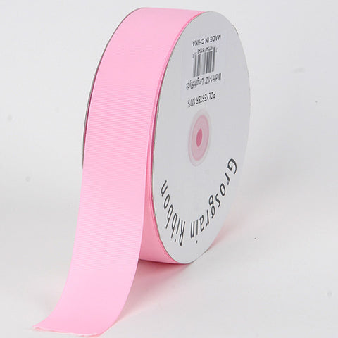 Light Pink - Grosgrain Ribbon Solid Color - ( W: 1-1/2 Inch | L: 50 Yards ) FuzzyFabric - Wholesale Ribbons, Tulle Fabric, Wreath Deco Mesh Supplies