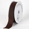 Chocolate Brown - Grosgrain Ribbon Solid Color - ( W: 5/8 Inch | L: 50 Yards ) FuzzyFabric - Wholesale Ribbons, Tulle Fabric, Wreath Deco Mesh Supplies