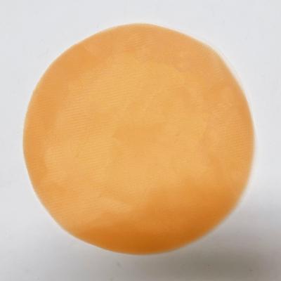 Peach Premium Tulle Circle - ( W: 9 inch | L: 25 Pieces ) FuzzyFabric - Wholesale Ribbons, Tulle Fabric, Wreath Deco Mesh Supplies