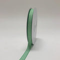 Apple Green - Chevron Design Grosgrain Ribbon ( 3/8 inch | 25 Yards ) FuzzyFabric - Wholesale Ribbons, Tulle Fabric, Wreath Deco Mesh Supplies