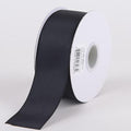 Black - Satin Ribbon Double Face - ( W: 2-1/2 Inch | L: 25 Yards ) FuzzyFabric - Wholesale Ribbons, Tulle Fabric, Wreath Deco Mesh Supplies