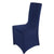 Navy Blue - Spandex Banquet Chair Cover FuzzyFabric - Wholesale Ribbons, Tulle Fabric, Wreath Deco Mesh Supplies