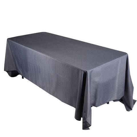 Charcoal - 60 x 126 inch Polyester Rectangle Tablecloths FuzzyFabric - Wholesale Ribbons, Tulle Fabric, Wreath Deco Mesh Supplies