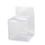 Clear Plastic Box 2.4''x2.4''x2.4'' - Pack of 12 Boxes FuzzyFabric - Wholesale Ribbons, Tulle Fabric, Wreath Deco Mesh Supplies