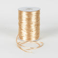 Tan - Satin Rat Tail Cord ( 2mm x 200 Yards ) FuzzyFabric - Wholesale Ribbons, Tulle Fabric, Wreath Deco Mesh Supplies
