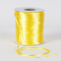 Canary - Satin Rat Tail Cord ( 2mm x 200 Yards ) FuzzyFabric - Wholesale Ribbons, Tulle Fabric, Wreath Deco Mesh Supplies