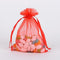 Red - Organza Bags - ( 3x4 Inch - 10 Bags ) FuzzyFabric - Wholesale Ribbons, Tulle Fabric, Wreath Deco Mesh Supplies