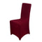 Burgundy - Spandex Banquet Chair Cover FuzzyFabric - Wholesale Ribbons, Tulle Fabric, Wreath Deco Mesh Supplies
