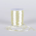 Ivory - Satin Rat Tail Cord ( 2mm x 200 Yards ) FuzzyFabric - Wholesale Ribbons, Tulle Fabric, Wreath Deco Mesh Supplies