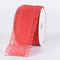 Red - Frayed Edge Burlap Wired Edge - ( W: 2-1/2 Inch | L: 10 Yards ) FuzzyFabric - Wholesale Ribbons, Tulle Fabric, Wreath Deco Mesh Supplies