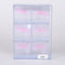 Pink Organza Bow Plastic Box 2''x2''x1.3'' - Pack of 6 Boxes FuzzyFabric - Wholesale Ribbons, Tulle Fabric, Wreath Deco Mesh Supplies