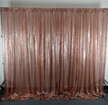 Rose Gold Sequin Backdrop Curtain 20Ft x 10Ft FuzzyFabric - Wholesale Ribbons, Tulle Fabric, Wreath Deco Mesh Supplies