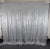 Silver Sequin Backdrop Curtain 20Ft x 10Ft FuzzyFabric - Wholesale Ribbons, Tulle Fabric, Wreath Deco Mesh Supplies