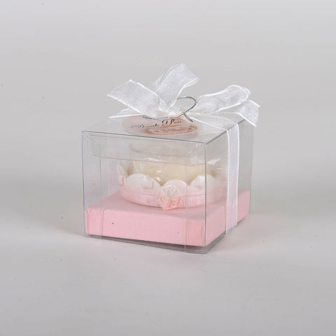 Horse Crown Candle - Light Pink FuzzyFabric - Wholesale Ribbons, Tulle Fabric, Wreath Deco Mesh Supplies