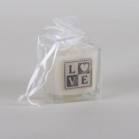 Love Candle FuzzyFabric - Wholesale Ribbons, Tulle Fabric, Wreath Deco Mesh Supplies