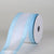 Satin Light Blue & White Colleges Wired Ribbon ( 2-1/2 Inch x 10 Yards ) FuzzyFabric - Wholesale Ribbons, Tulle Fabric, Wreath Deco Mesh Supplies