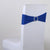 Spandex Chair Sash with Buckle - Royal Blue  5 pieces FuzzyFabric - Wholesale Ribbons, Tulle Fabric, Wreath Deco Mesh Supplies