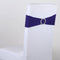 Spandex Chair Sash with Buckle - Purple  5 pieces FuzzyFabric - Wholesale Ribbons, Tulle Fabric, Wreath Deco Mesh Supplies