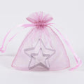 Light Pink - Organza Bags - ( 5 x 6.5-7 Inch - 10 Bags ) FuzzyFabric - Wholesale Ribbons, Tulle Fabric, Wreath Deco Mesh Supplies