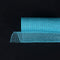 Aqua Blue - Deco Mesh Wrap Metallic Stripes ( 10 Inch x 10 Yards ) FuzzyFabric - Wholesale Ribbons, Tulle Fabric, Wreath Deco Mesh Supplies
