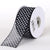 Black Organza Swiss Dot Ribbon ( W: 5/8 inch | L: 25 Yards ) FuzzyFabric - Wholesale Ribbons, Tulle Fabric, Wreath Deco Mesh Supplies