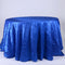 Royal Blue - 120 inch Pintuck Satin Round Tablecloths FuzzyFabric - Wholesale Ribbons, Tulle Fabric, Wreath Deco Mesh Supplies