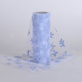 Silver - Bow Design Tulle Roll ( W: 6 Inch | L: 10 Yards ) FuzzyFabric - Wholesale Ribbons, Tulle Fabric, Wreath Deco Mesh Supplies