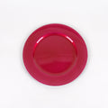 Fuchsia - 13 Inch Round Charger Plates ( Pack of 6 ) FuzzyFabric - Wholesale Ribbons, Tulle Fabric, Wreath Deco Mesh Supplies