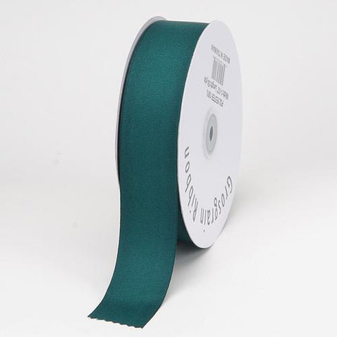 Hunter Green - Grosgrain Ribbon Solid Color - ( W: 3/8 inch | L: 50 Yards ) FuzzyFabric - Wholesale Ribbons, Tulle Fabric, Wreath Deco Mesh Supplies