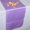 Lavender - 12 x 108 inch Satin Table Runner FuzzyFabric - Wholesale Ribbons, Tulle Fabric, Wreath Deco Mesh Supplies