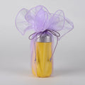 Organza Wrapper with Cord - Lavender FuzzyFabric - Wholesale Ribbons, Tulle Fabric, Wreath Deco Mesh Supplies