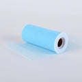 Light Blue - Premium Glitter Tulle Fabric ( W: 6 Inch | L: 10 Yards ) FuzzyFabric - Wholesale Ribbons, Tulle Fabric, Wreath Deco Mesh Supplies