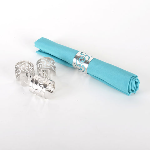 Napkin Rings NR001S - 4pcs FuzzyFabric - Wholesale Ribbons, Tulle Fabric, Wreath Deco Mesh Supplies