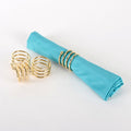 Napkin Rings NR027G - 4pcs FuzzyFabric - Wholesale Ribbons, Tulle Fabric, Wreath Deco Mesh Supplies