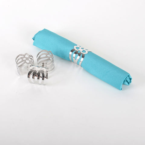 Napkin Rings NR029S - 4pcs FuzzyFabric - Wholesale Ribbons, Tulle Fabric, Wreath Deco Mesh Supplies