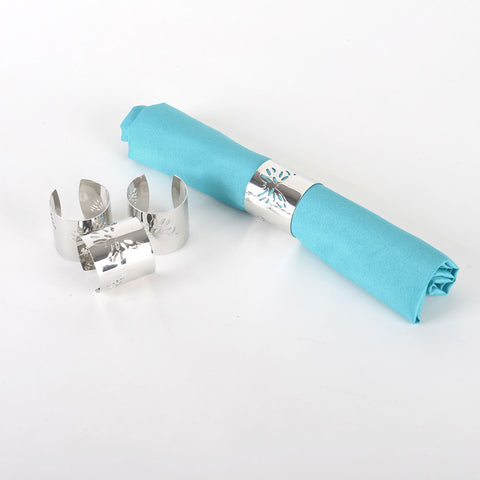 Napkin Rings NR033S - 4pcs FuzzyFabric - Wholesale Ribbons, Tulle Fabric, Wreath Deco Mesh Supplies