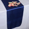 Navy Blue - 12 x 108 inch Satin Table Runner FuzzyFabric - Wholesale Ribbons, Tulle Fabric, Wreath Deco Mesh Supplies