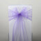 Orchid - 8 x 108 Inch Organza Chair Sash ( 10 Piece ) FuzzyFabric - Wholesale Ribbons, Tulle Fabric, Wreath Deco Mesh Supplies