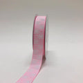 Light Pink - Square Design Grosgrain Ribbon ( 7/8 inch | 25 Yards ) FuzzyFabric - Wholesale Ribbons, Tulle Fabric, Wreath Deco Mesh Supplies