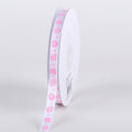Pink - BABY Blocks - Grosgrain Ribbon Baby  Design ( W: 3/8 inch | L: 25 Yards ) FuzzyFabric - Wholesale Ribbons, Tulle Fabric, Wreath Deco Mesh Supplies
