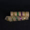 Purple Green Gold Metallic Stripes Burlap Mesh ( 10 Inch x 10 Yards ) FuzzyFabric - Wholesale Ribbons, Tulle Fabric, Wreath Deco Mesh Supplies