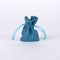 3x4 inch - 6 bags Turquoise Faux Burlap Bags FuzzyFabric - Wholesale Ribbons, Tulle Fabric, Wreath Deco Mesh Supplies