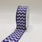 Purple - Chevron Design Grosgrain Ribbon ( 1-1/2 inch | 25 Yards ) FuzzyFabric - Wholesale Ribbons, Tulle Fabric, Wreath Deco Mesh Supplies