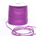 Purple - Satin Rat Tail Cord ( 2mm x 200 Yards ) FuzzyFabric - Wholesale Ribbons, Tulle Fabric, Wreath Deco Mesh Supplies