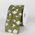 Spring Moss - Canvas Cotton Branches Ribbon ( W: 2-1/2 inch | L: 10 Yards) FuzzyFabric - Wholesale Ribbons, Tulle Fabric, Wreath Deco Mesh Supplies